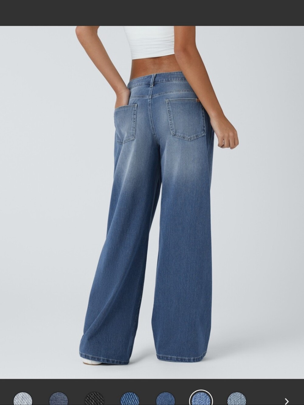 Halara Assymetrical Low Rise Zipper - Picture 7 of 7